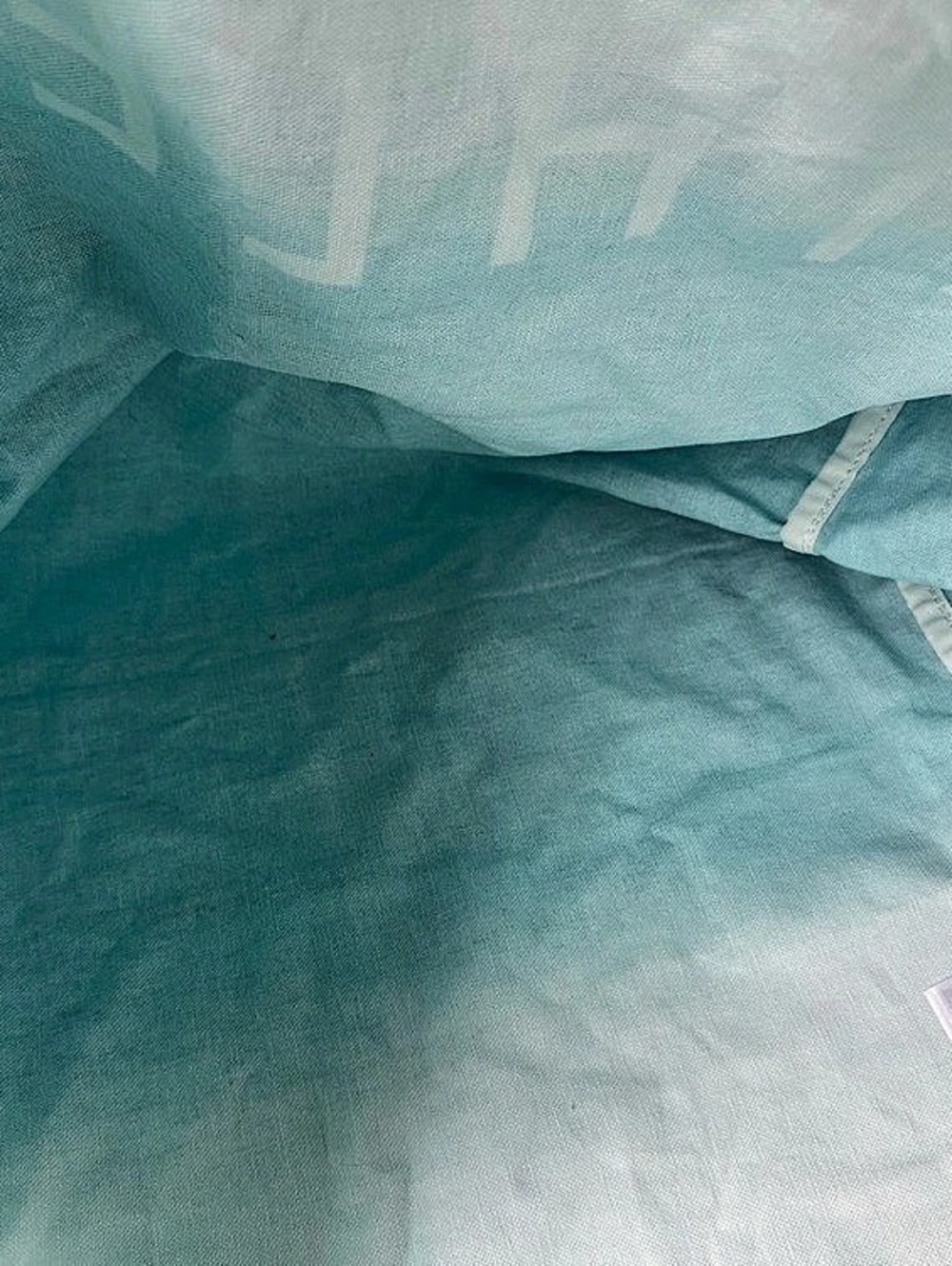 NWT Athleta Blue Ombre Canvas Tote Bag - Picture 5 of 5